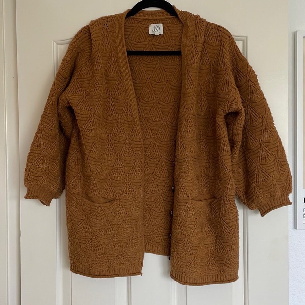DRA Los Angeles Cardigan Size XS Burnt Orange